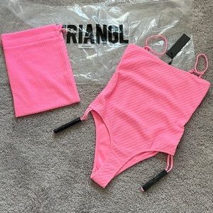 Triangl swim suit Elle flamingo